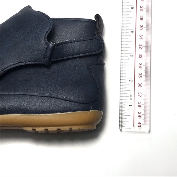 New Navy Blue Velcro Ankle Booties 36/6 - Picture 7 of 8